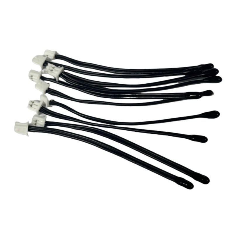 Ailewei 10Pcs NTC Thermistor Epoxy Probe MF52D 103F3950 10K ohm 3950B 1% Length 55mm 2.17 Inch Temperature Sensor with SH1.25 2Pin Terminal - Image 2